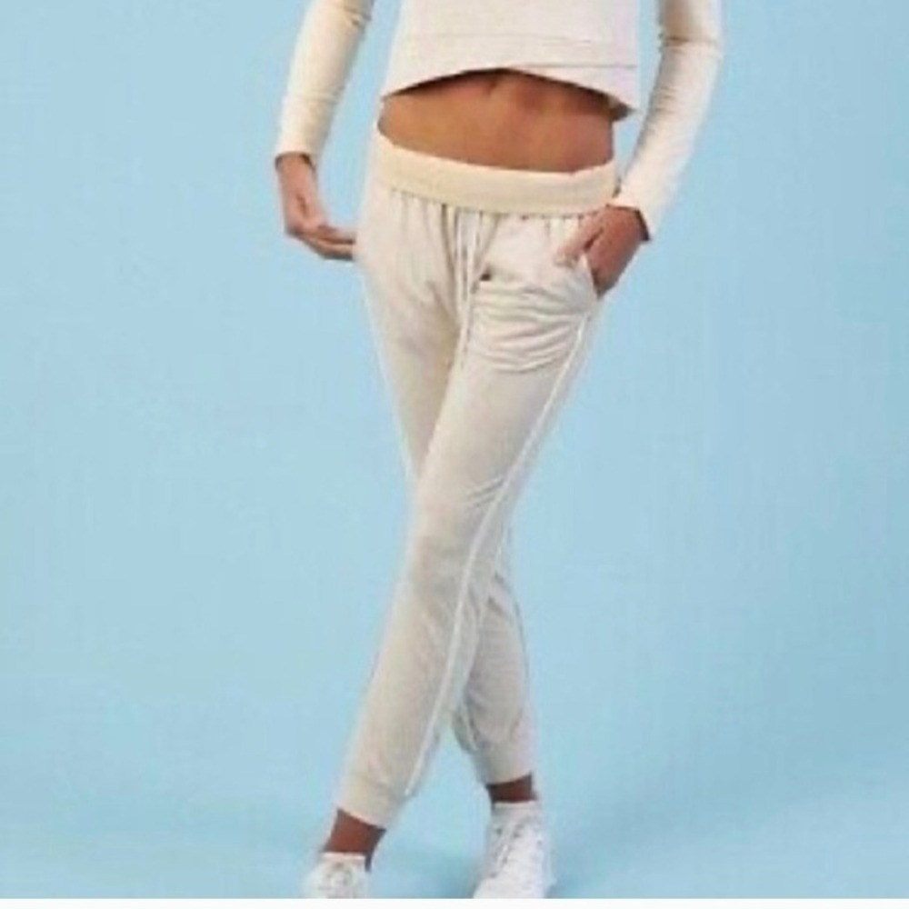 Gymshark Boyfriend Joggers Lounge by Nikki B Side Stripe Athleisure Pants Size S